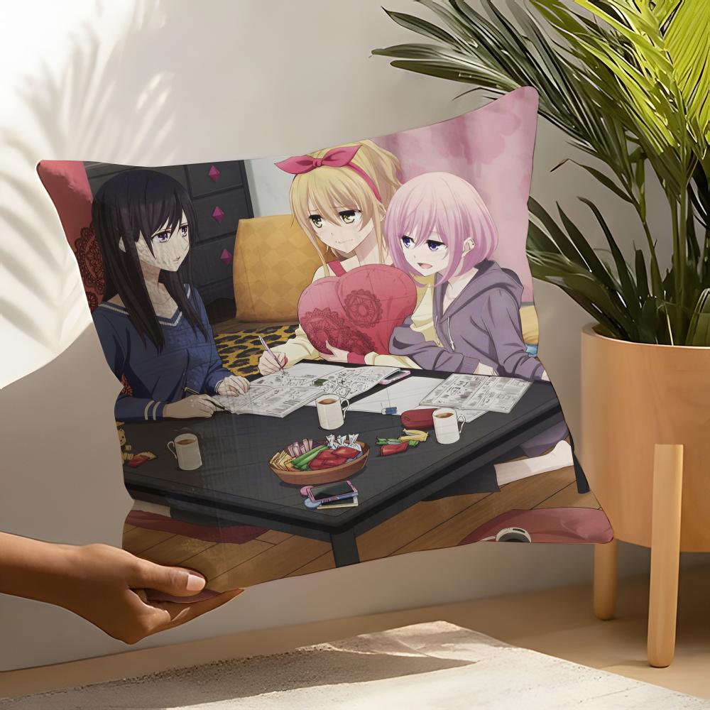Bloom Into You Pillow Case Linen Cushion Covers For Decorative Sofa Home Pillows Case Car Chair Pillows Cases