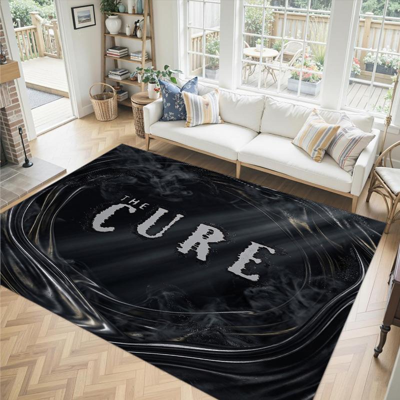 The Cure Design Crystal Velvet Carpet Cozy Non?Slip Printed Rug For Bedroom Living Room Entrance