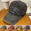 Hat New Style Spring and Autumn Wash Cloth Baseball Cap Embroidered Letter Baseball Cap