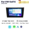 Navifly 2Din Android автомобильное радио для Volkswagen VW Golf 6 MK6 GTI 2008-2016 беспроводной Carplay автоматический видеоплеер интеллектуальные системы