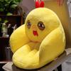 Funny Chicken Seat Cushion Plush Toys Pillow Soft Simulation Cute Plushie Dolls Stuffed Animal for Boys Girls Festival Gifts