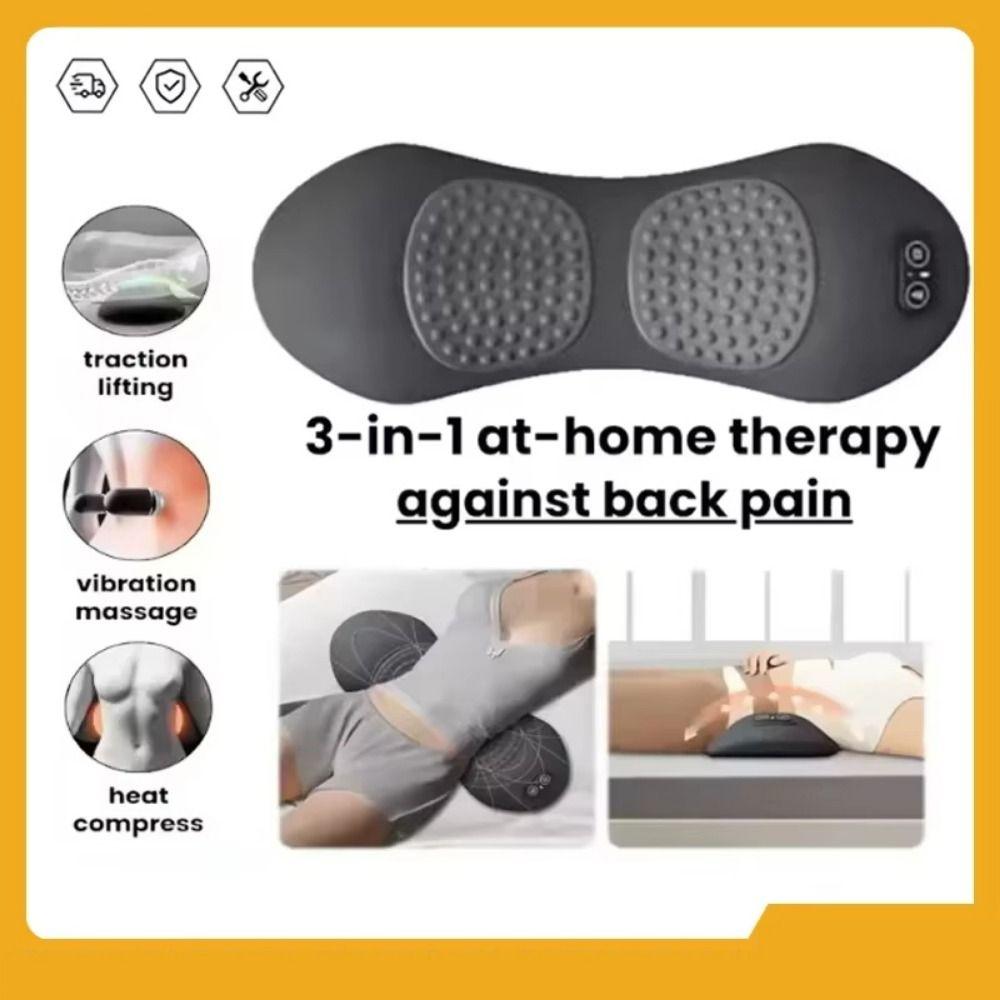 Vibrating Massage 3-in-1 Back Massager Heating Function Lower Back Massager Car Use
