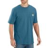 Carhartt Океанский синий Маленький Мужская футболка с коротким рукавом, Меланж,
