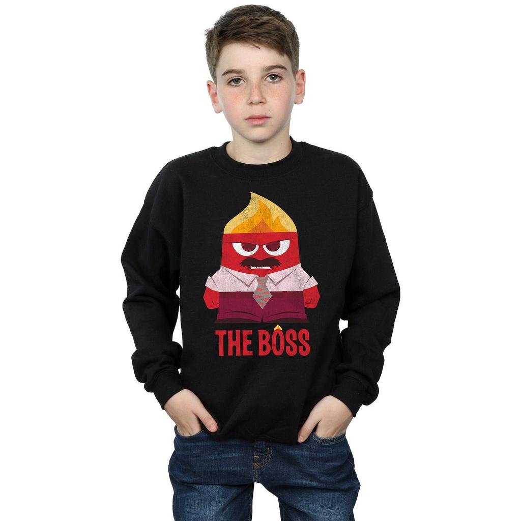 Disney Boys Inside Out Anger The Boss Sweatshirt
