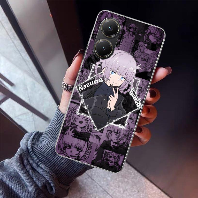 Чехол для телефона с Назуной Нанакусой из аниме Для Xiaomi Poco X7 X6 X5 Pro F7 Ultra Redmi 15C 15 13 13C 12 12C 10 10A 10C 9 9A 9C 9T Оболочка Po