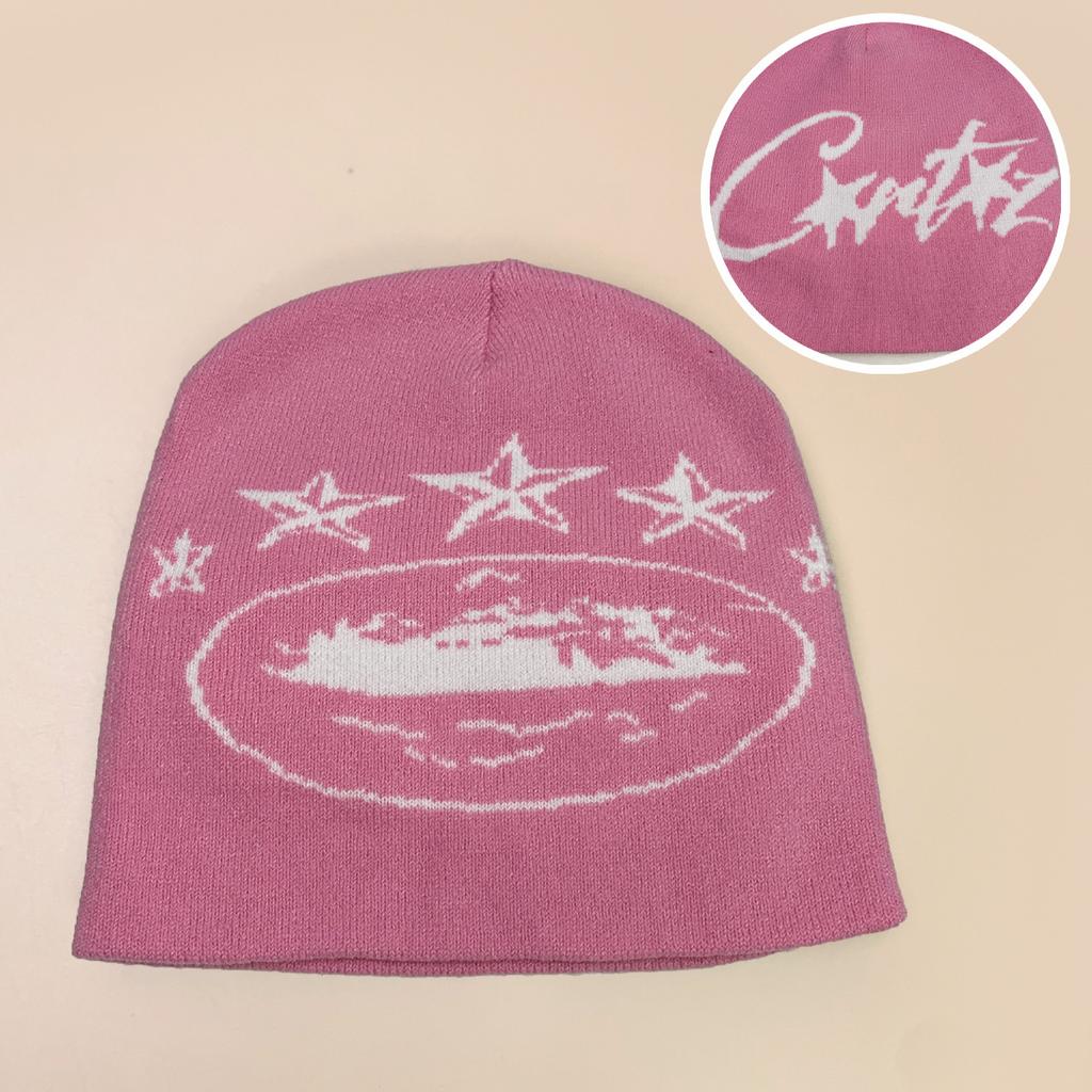 Autumn And Winter American Cruise Ship Star Jacquard Knitted Hat For Men And Women To Keep Warm And Wear Hip-Hop Cold Hat Pullover Hat
