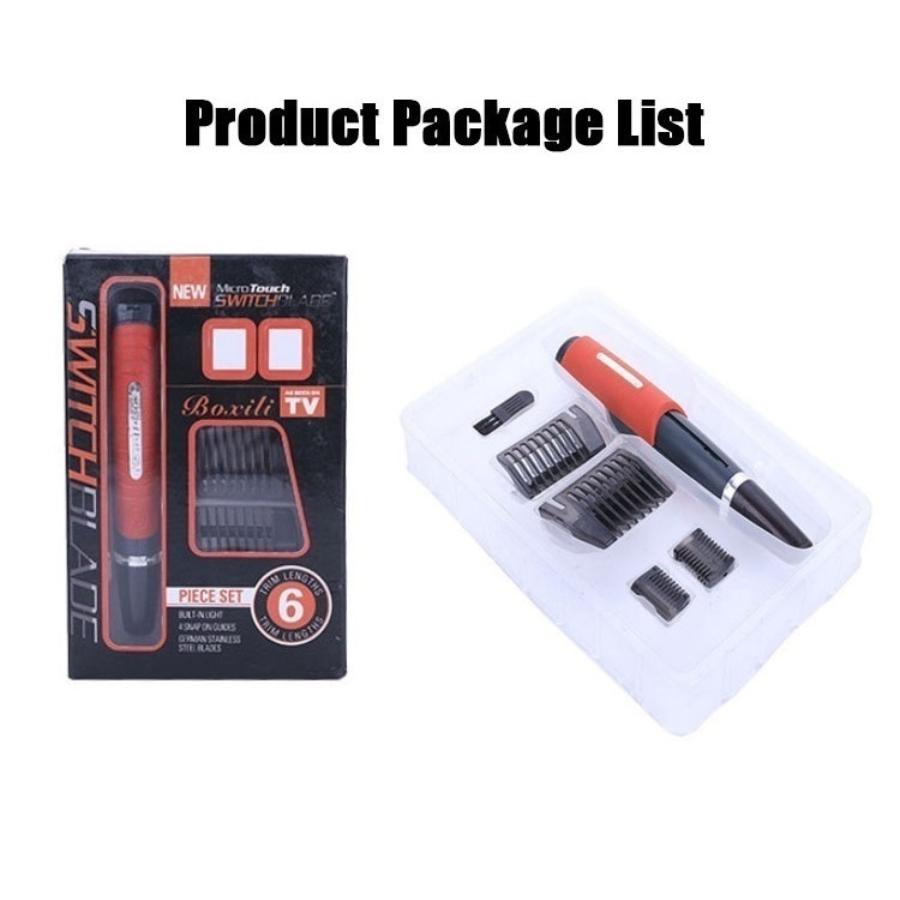 Триммер для волос Microtouch Switchblade с двойной головкой, многофункциональная мужская бритва