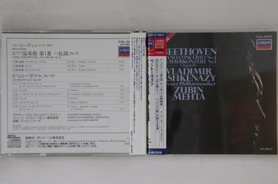 CD ЗУБИН МЕТА - Бетховен Концерт для фортепиано №1 F35L50102 ЛОНДОН Япония Оби Классика Б/У