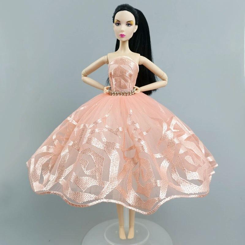 Высококачественное балетное платье-пачка для куклы Барби, одежда 1/6, аксессуары для кукол, 3-слойная юбка со стразами, праздничное платье, игрушка