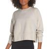 Nike Верх Versa Solid Color Crewneck Sweatshirt Женские топы Ochre-Sand White CD8794-008