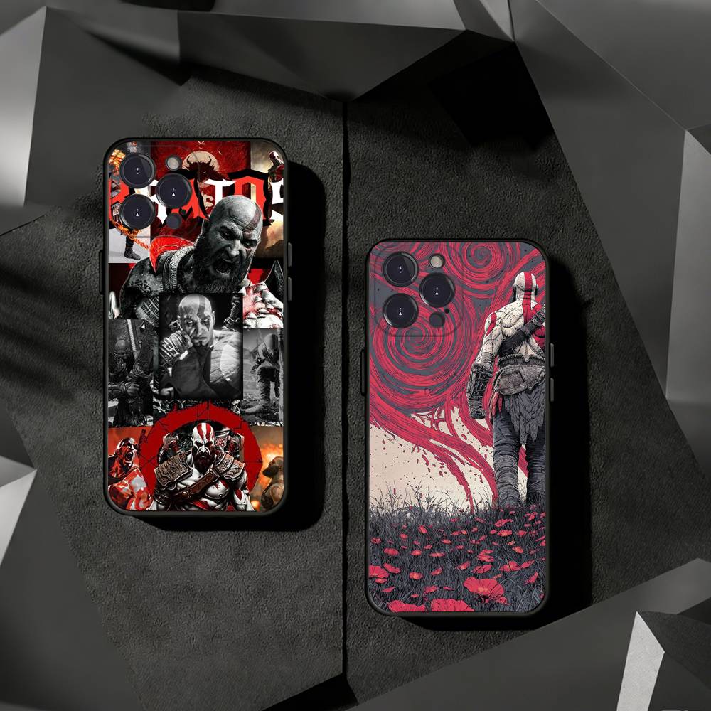 G-God OF War K-Kratos Чехол для телефона для iPhone 11Pro 13 12 11 Pro Max 16e 17 Air 16 15 14 Plus 11ProMax