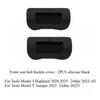 For Tesla Model 3/Y Juniper 2025 Seatbelt Buckle Protective Cover Silicone Collision Avoidance Car Safety Belt Clip Accessories