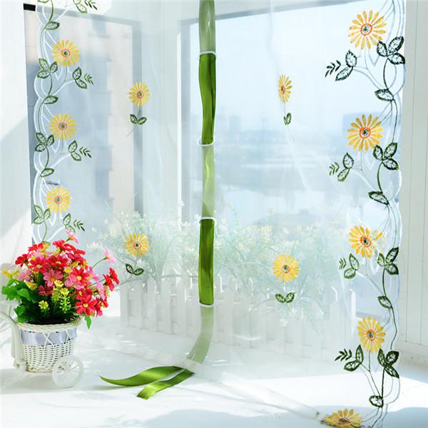 1 шт., подъемная занавеска в Риме, экран с вышивкой, честность, занавеска с бабочкой, романтическая домашняя занавеска на липучке