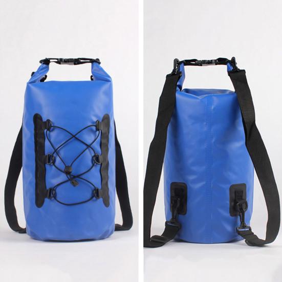 Водонепроницаемый сухой мешок 15 л, большая вместимость, хорошая герметичность, регулируемый быстросъемный, износостойкий, плавающий, водонепроницаемый, мешок для хранения сухого рюкзака