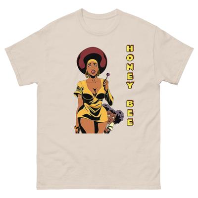 Футболка с изображением пчелы Honey Bee Black Dynamite, Персонаж Adult Swim, Унисекс футболка Black Dynamite