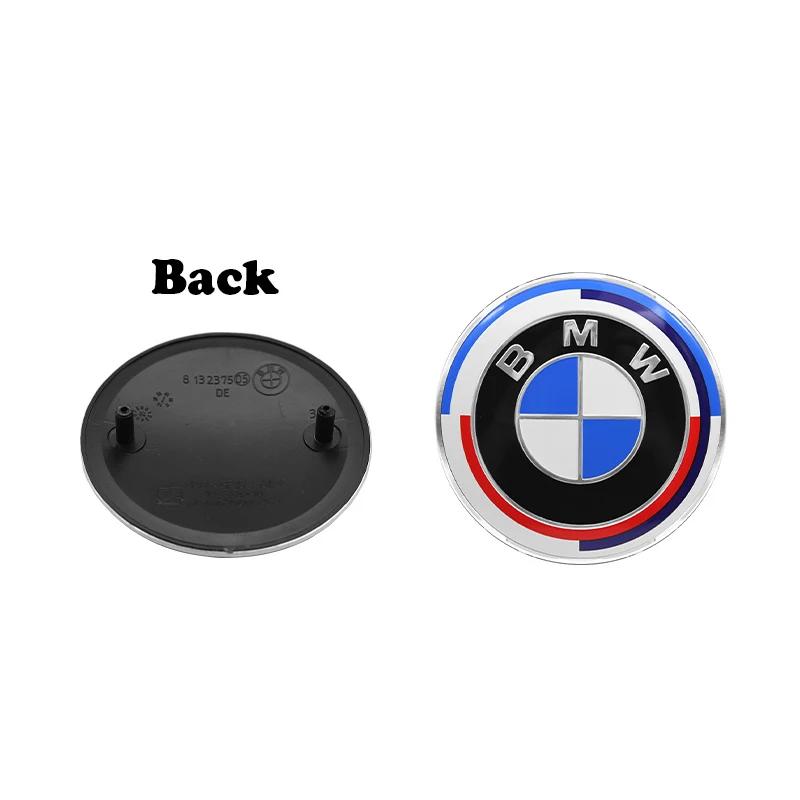 ta122Pcs 74mm 82mm Car Hood Emblem Front Bonnet Logo Trunk Badge Accessories For BMW E90 E46 F10 F30 E87 F20 G20 E60 E61 F25 E36 X3