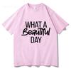 What A Beautiful Day T-shirt Lauren Spencer Smith Fashion Graphic TShirt Unisex High Quality Aesthetic Vintage 100_ Cotton Tees