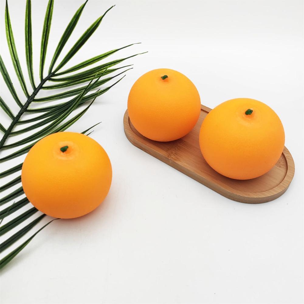 Slow Rebound Realistic oranges Squeeze Toys Artificial Fruit Pinch Toy Children Gifts