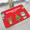 Christmas Floor Mat Festive Atmosphere Feeling Absorbent Non-slip Foot Mat Household Door Floor Mat