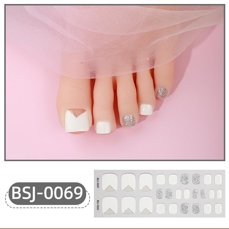 Semi-cured Gel Nail Stickers Toe Whitening Semi-baked Gel Nail Stickers