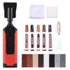 Tile Floor Scratch Repair Kit Tile Furniture Paint Wall Repair Kit with Heat Pen 11 Color Hard Wax