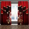 2 шт. блестящие золотые звезды красные Рамадан Карим оконные шторы жалюзи для детей спальня гостиная ванная комната кухня дверь домашний декор