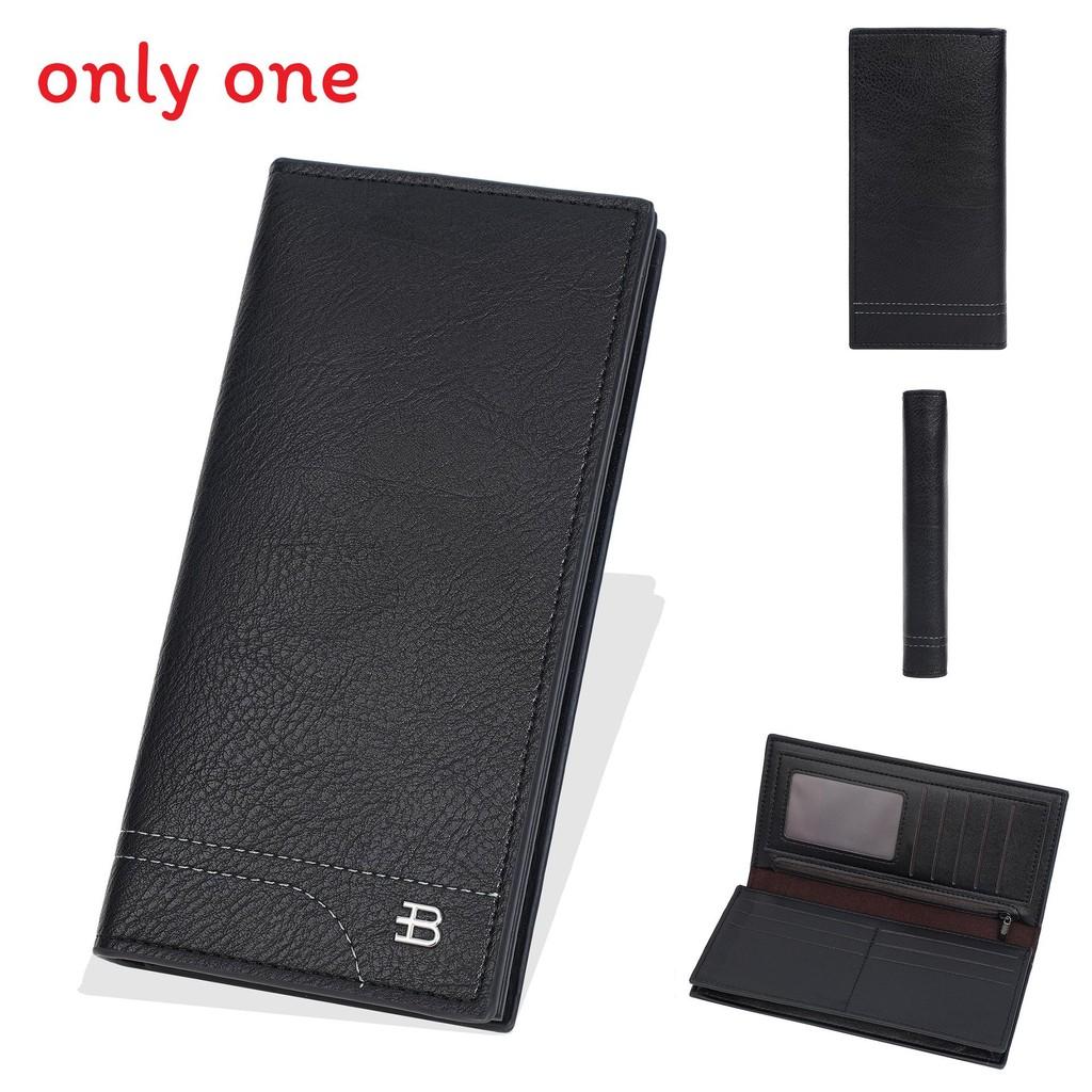 Womens Long Wallet Rfid Blocking Pu Leather With Solid Color Design And Letter Decor For Daily Use