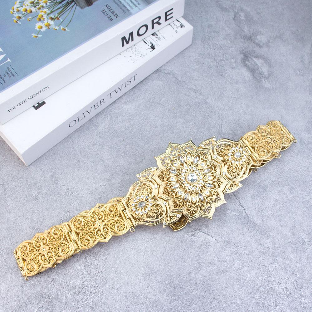 Poyasa Fashion Кавказский женский пояс для платья металлическая цепочка на талию регулируемая длина арабский свадебный ювелирный пояс