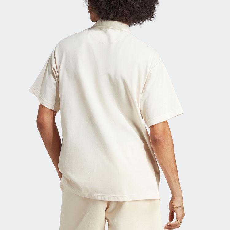 adidas Premium Essentials Polo Shirt 'Beige' Men's HR2979