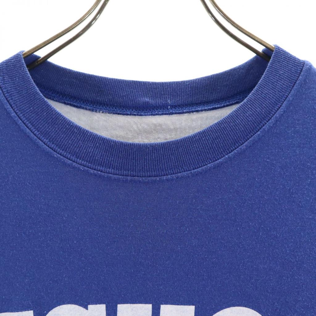 OLD 80s 90s Game T Short sleeve reversible T-shirt Blue / white Men's Used