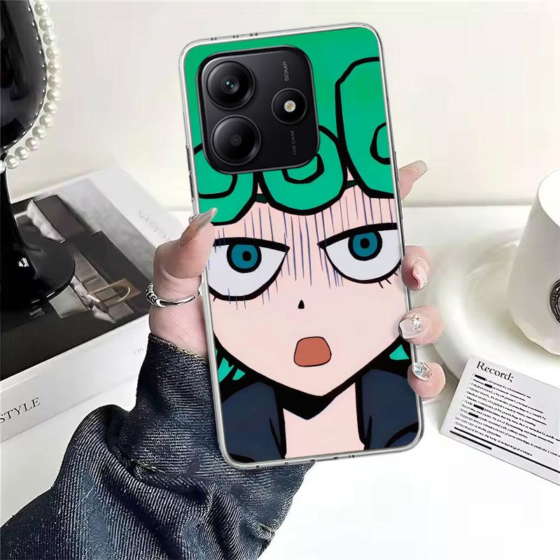 Мягкий чехол для телефона One P-Punch-Man Tatsumaki для Xiaomi Redmi Note 15 14 14S 13 12 Pro Plus 12S 11 11S 11E 10 10S 11T 5G Fundas Coq