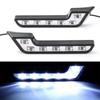 2PCS 12V L Shaped Driving Lamp Daytime Running Fog Light Durable Waterproof Car LED Lamp