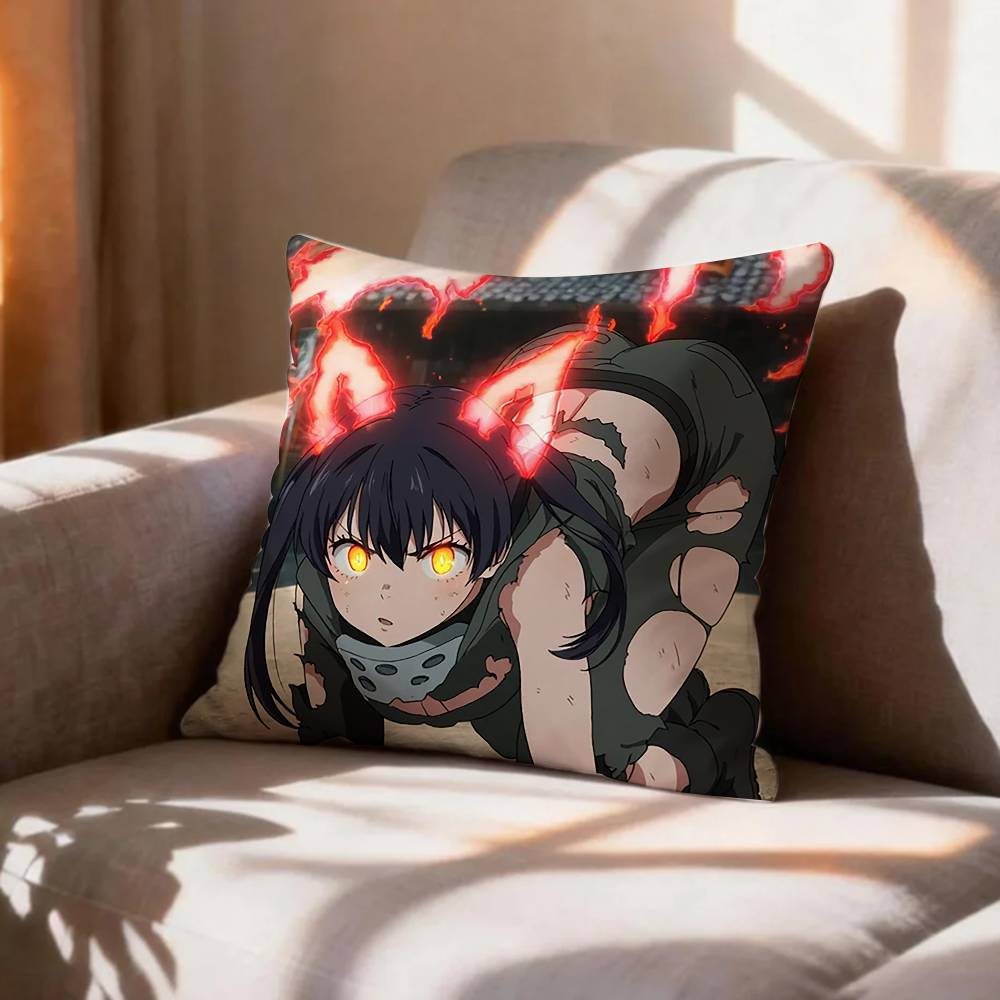 COOL FFire Force Tamaki Kotatsu Pillow Case Pattern Printed Pillowcase For Living Room Sofa Cushion Cover