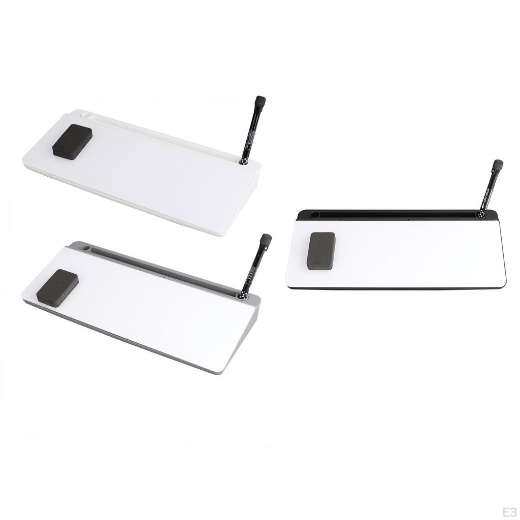 Стеклянная доска для заметок, Органайзер для стола, Настольный органайзер с ящиком, Белая доска для сухого стирания, Компьютерная клавиатура