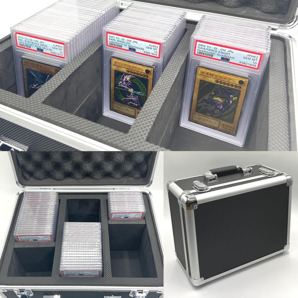 SPICA PSA BGS Graded Trading Card Attache Case Storage Box Aluminum Case for Trading and Transport Trading Card Attache Cards, Collections, Storage,