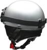 LEAD Motorcycle Helmet Half Vintage Silver Free Size CR-750 57-60cm
