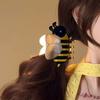 Мультяшная пчела заколка для волос для женщин Милая форма пчелы зажим для волос Когтистая креативная акриловая животная заколка для волос Аксессуары для захвата волос для девочек