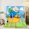 Yellow dog Adventure In Space Blanket Flannel Blanket for bed, sofa, Camping, Hiking, Picnic Essentials, gift for family Fan gifts