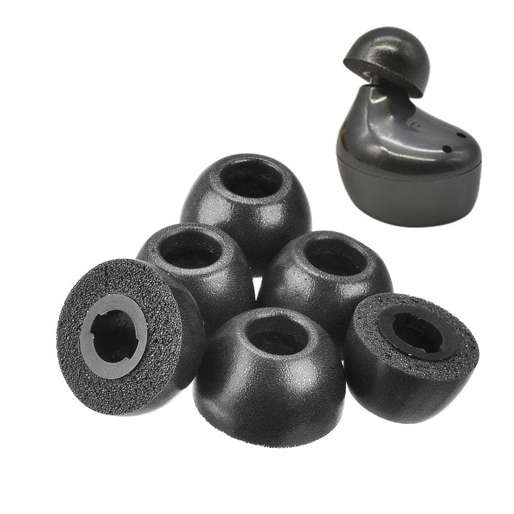 3 Pairs Earbuds Eartips Rebound Ear Pads Memory Foam Replacement Earplugs Ear Tips