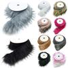 Faux Fox Fur Trim Plush Fabric Ribbon Tapes Strips Trimming DIY Scarf Shawl Coat Garment Hood Hat Collar Decor Materials