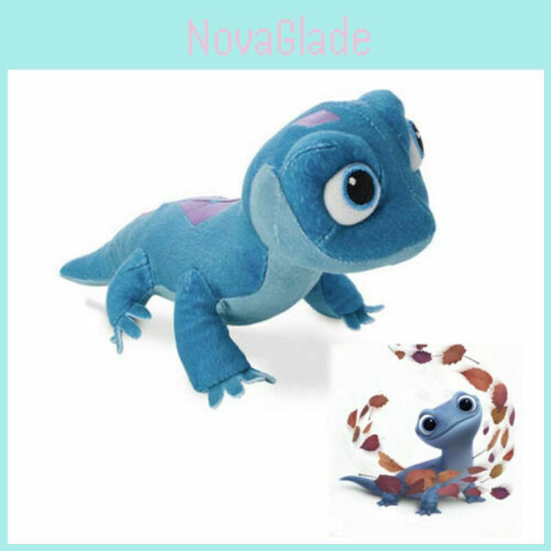 Frozen 2 Fire Spirit Salamander Blue Plush Doll For Young Fans**