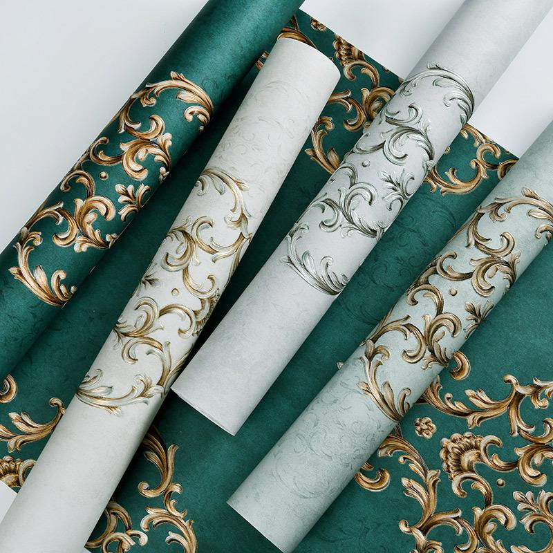 3D самоклеящиеся обои Ретро Дамаск утолщенные самоклеящиеся 3d стерео обои настенные съемные обои с цветочным принтом спальня