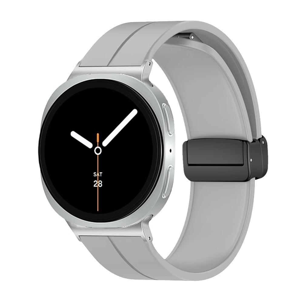 Ремешки Для Samsung Galaxy watch 8/8 classic 46мм 44мм 40мм Спортивный Силиконовый Наручный Магнитный Браслет Ремешок Galaxy watch Ultra