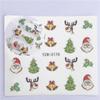 Women Beauty Santa Claus Snowflakes Decals Nail Art Stickers Water Transfer  Decoration Stickers