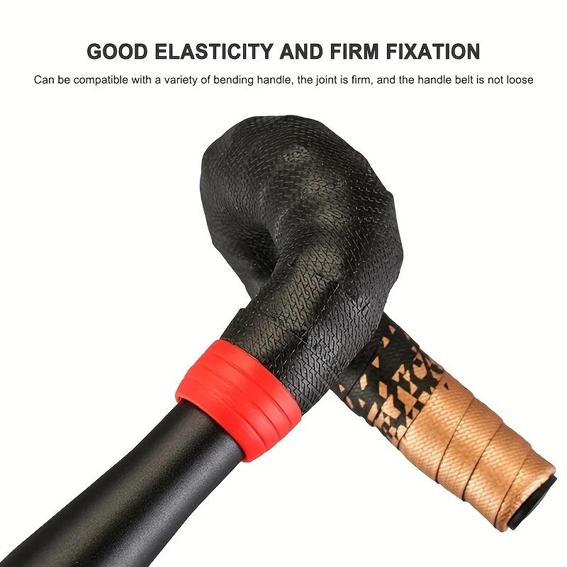 2 шт. Силиконовая противоскользящая заглушка для руля велосипеда, фиксирующее кольцо, защита рукоятки переключения для шоссейного велосипеда, противоскользящий аксессуар для велоспорта