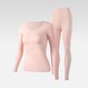 Women's Cotton Crew Neck Thermal Underwear Set