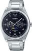 Standard Moon Phase Analog Watch Metal Band Black Overseas Model [Casio] Men's MTP-M300D-1AV [Item]