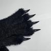 Перчатки с оригинальным дизайном когтей для тематических нарядов и костюмов для ролевых игр, обеспечивающие реалистичное прикосновение и изоляцию из искусственного меха