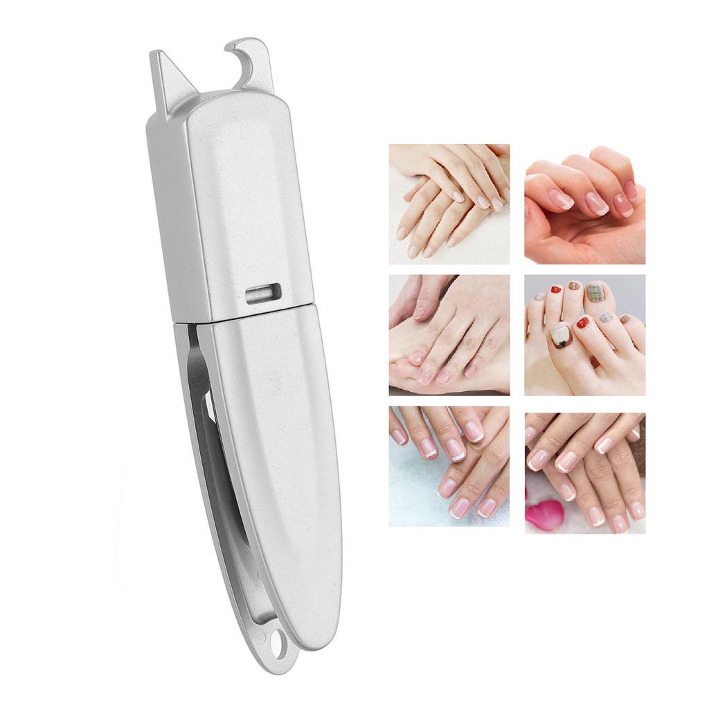 Кусачки для ногтей из нержавеющей стали, портативные кусачки для ногтей, большое отверстие, кусачки для толстых ногтей, твердые, Na