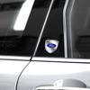 AACB1 Car Styling Metal Side Front Fender Trunk Shield Badge Stickers For Ford Mustang Focus Mondeo Kuga Fiesta MK7 Escort Edge S-max